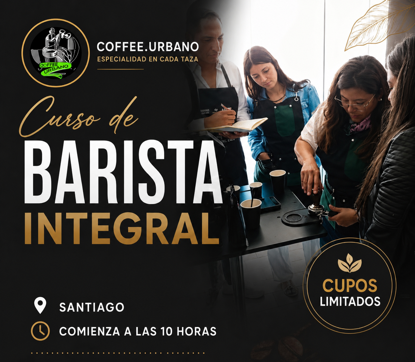 CURSO BARISTA INTEGRAL + LATTE ART