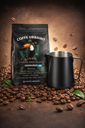 KIT PARA BARISTA PITCHER 500ML + 250 GMS CAFÉ DE ESPECIALIDAD
